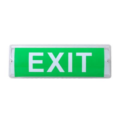 China High Quality Light Energy Saving Fire Led Waterproof Emergency Exit Sign Warning Light Emergency Light for sale