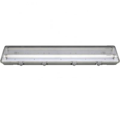 China Warehouse T8 T5 Ip65 Waterproof Linear Batten Light 2x36w for sale