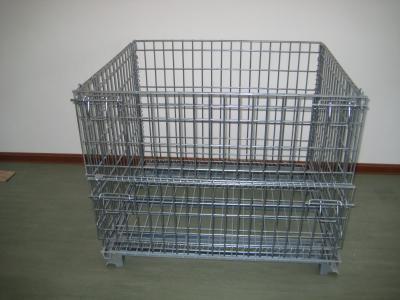 China Caixa de armazenamento de metal galvanizado / recipiente de malha de arame para armazenamento em porta-malas à venda