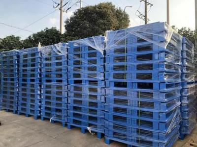 China Envases de metal Euro Pallet, Pallets de acero apilables Sistemas de estantería de acero en venta