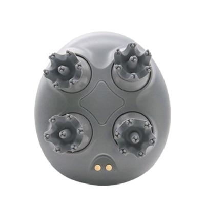 China IPX7 USB Rechargeable Waterproof Head Scalp Body Pain Relief Massager Four Claw Vibration Head Massager for sale