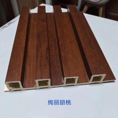 China Contemporary Wall Mount Wall Cladding Panel PVC Grid Plate Solid Wood WPC Panel for sale