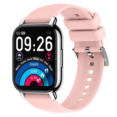 China Full Touch Screen Smart Watch Contact 1.85 Inch Phone Call Heart Rate Blood Pressure Wristband Sport Waterproof Clock IP68 For IOS Android for sale