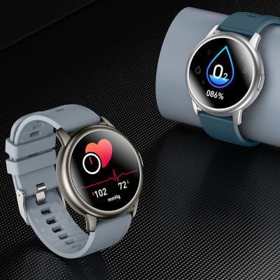 China Round Touch Screen Smart Watches Blood Pressure Smartwatch With Heart Rate Blood Oxygen Outdoor Sport Smart Watch for sale