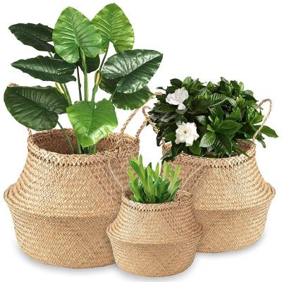 China Indonesia Fashion Factory Shallow Rattan Waste Handmade Bread Baskets Large Handmade Storage Basket Bed Bath And Beyond for sale