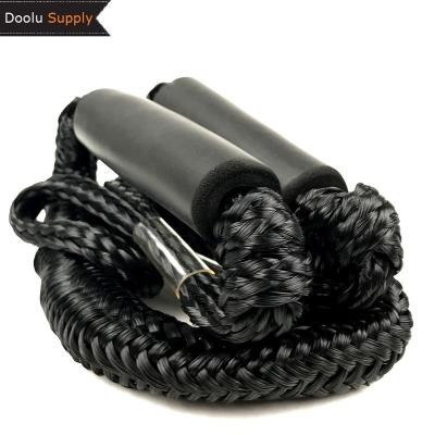 China Docking Heavy Duty Braided Boat Bungee Dock Line Stretchable Braided Rope for sale