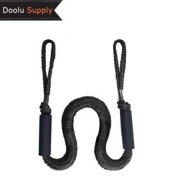 China Docking Quick Mooring 4 Feet Bungee Line Boat Shock Absorbing Adjustable Boat Mooring Dock Rope for sale