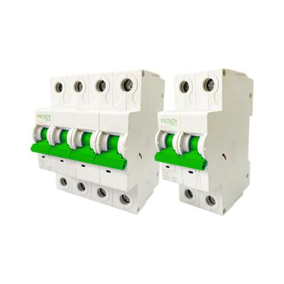 China Low Voltage 160vdc PV System Automatic Switch Thermal DC Power Miniature Circuit Breaker 6kA for sale