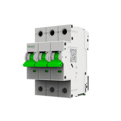 China DC Mcb Three , Two Pole Overload Protector Mcb DC Power Single Circuit Breaker 63amp 6ka for sale