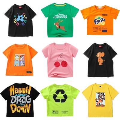 China Anti-pilling 2022 Hot New Full Sale Summer Girls T-shirt Baby Tee Kids Children Fashion Clothes Milk Cup Sequins Bling Top Tees for sale