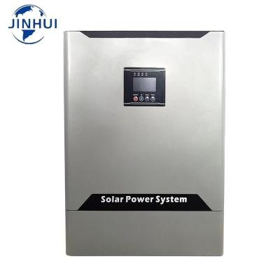 China 48V 5KW 120VAC 240VAC 50HZ 60HZ Two Output Slot Solar Phase Inverter 520*420*222mm for sale