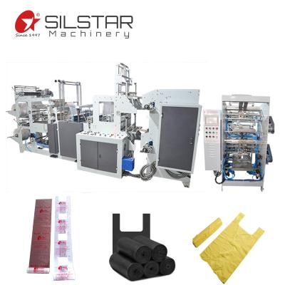 China factory china price t shirt plastic bag on roll making machine china factory for shopping bag for sale