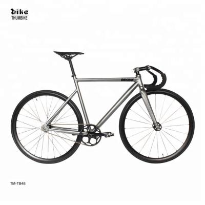 China Hot Style 700C Alloy 6061 Aluminum Bicycle Single Track Fixie Bike for sale