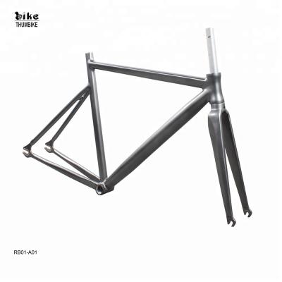 China Aluminum Alloy FRAME 700c 6061 Alloy Track Bike Frame for sale