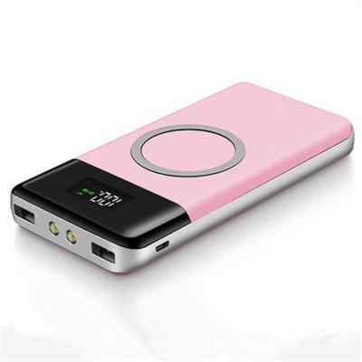 China Advertising Wireless Charging Power Bank Trending Eco - Friendly Radio 10000 mAh Power Bank With Display for sale