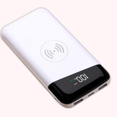 China Fashionable Wireless Power Bank 8000mah Portable Power Bank Manufacturer Wireless Power Banks For Smart Phone for sale