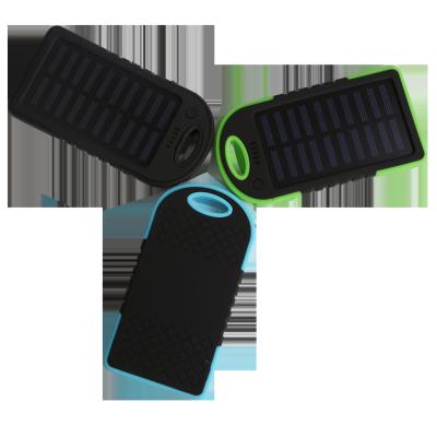 China Custom Solar Panel Charge Solar Power Bank 4000mah With Lightweight Camping Solar Power Bank for sale