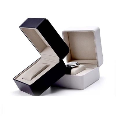 China Jewelry Package Custom Engraved PU Leather Wooden Jewelry Watch Box for sale