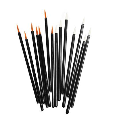 China Makeup Soft Disposable Cosmetic Tools Fine Tips Eyeliner Brushes Applicators for sale