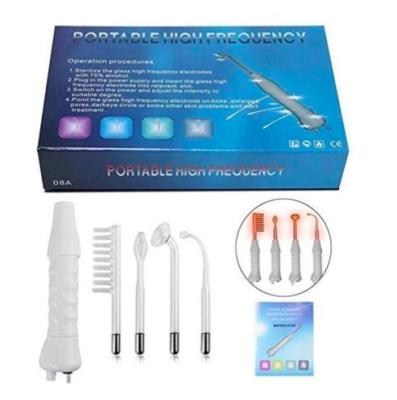 China Skin Tightening Acne Treatment Portable Handheld High Frequency Skin Tightening Spot Wrinkles Puffy Remover Eyes Body Care Facial Machine for sale