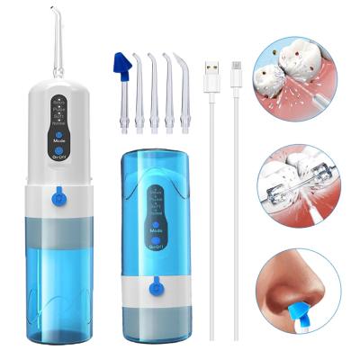 China New 2021 Car Water Flosser USB Rechargeable Dental Flosser Tooth Care Oral Water Oral Cordless Electric Rechargeable Dental Flosser for sale