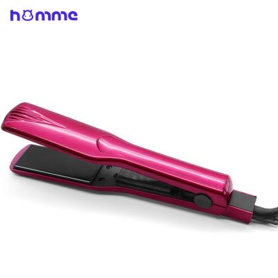 China Temperature Control MEN Hair Straightener With Instant Heat , Wide Ceramic And Titanium Hairstyling Iron HM231 for sale