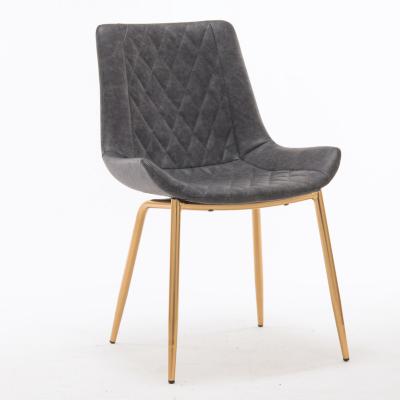 China Modern High Quality Home Furniture Mesh Chair Seat Dining Chairs Factory PU Leather For Living Room for sale