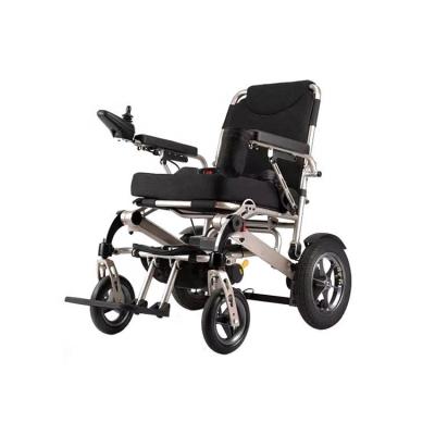 China Lightweight Power Folding Electric Wheelchair Lightweight Automatic Wheelchair for sale