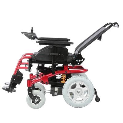 China Steel PG 250W*2 Controller Backrest Electric Power Adjustable Wheelchair for sale