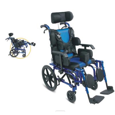 China Light Tilt Recline Children Manual Wheelchair Cerebral Palsy Wheelchair For Children for sale