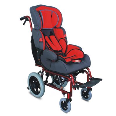 China Baby Lightweight Folding Aluminum High Back Wheelchair For Cerebral Palsy Children Kids Manual Wheelchair for sale