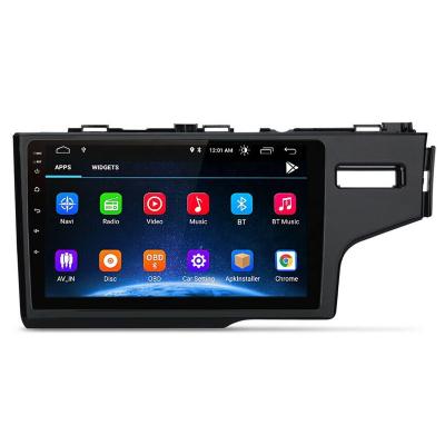 China DSP Factory Supply 9in Android 10 SAT Nav 2014 2015 Car Stereo GPS Radios With External Speaker Built-in RDS For Honda Fit JAZZ for sale