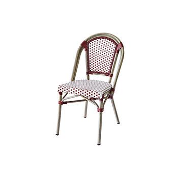 China Antique French Cafe Restaurant Cooling Rattan Cane Furniture Outdoor Dining Chairs for sale