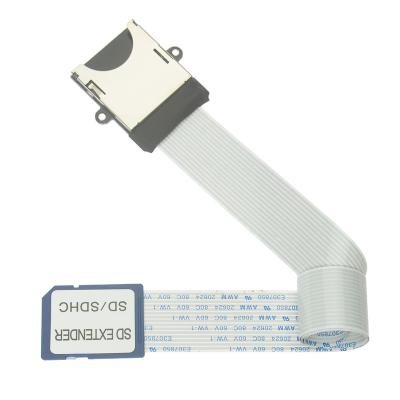 China Consumer Electronics SDHC SDHC Card Reader Extension Cable with Screw Holes for Bracket, SD Connection Adapter Cord for GPS Navigation for sale