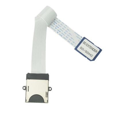 China Industrial Equipment SD Male To Female SD Adapter Card Reader, Extension Cable With Screw Holes For Fixed for sale