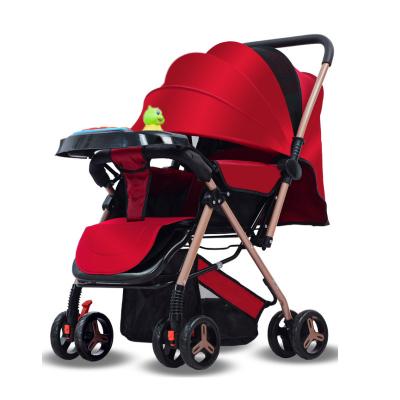 China Lie High Quality and Fun Lightweight Flat Folding Baby Stroller for sale