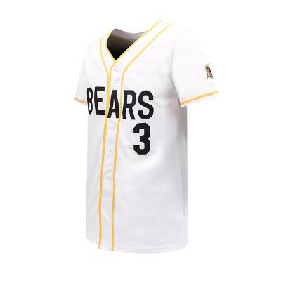 China Best Quality Antibacterial Custom Your Name Number Logo Team Style Embroidered Baseball Jersey for sale