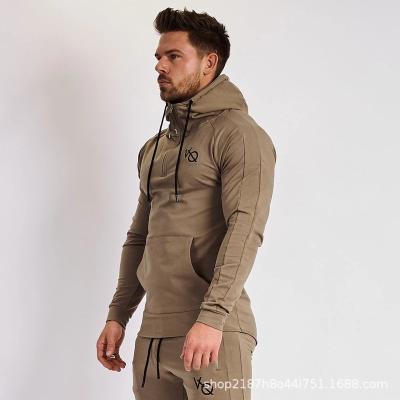 China Ropa Deportiva Fitness Stripper Breathable Tracksuit Tight Gym Wear Reflective Satin Men's Unisex Tracksuit Hoodie for sale