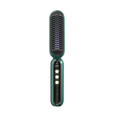 China Free Temperature Control In Straight Comb Negative Ion Comb Dual Use Hot Air Comb Loop 5 Levels To Make Unhurt Hair On Women's Hair Brush for sale