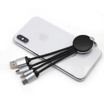 China MP3/MP4 Player New Arrival 4-in-1 Cable USB Charging Data Line Customizable Mass Supply From Factory Large Volume Discount for sale