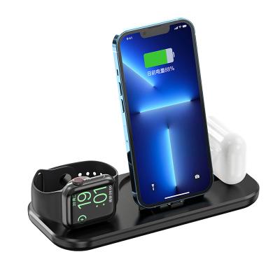 China Type-c Wireless Hot Selling Hot Selling Multi-Function Multi-Function Mobile Phone 3-in-1 Wireless Charger Free Sample AU US EU Amazon New for sale