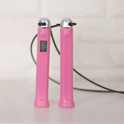 China Keeping Fit Smart Jump Rope Wire Weighted Jumping Rope With App To Calculate Exercise Data for sale