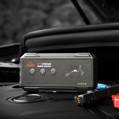 China 6.0L Gas/4L Vehicle Diesel Jump Start Portable Car Jump Starter With 18000mAh Capacity for sale