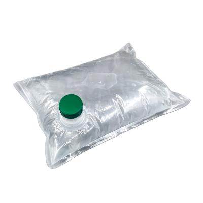 China Barrier 10l PA/PE Laminated Plastic BIB For Liquid Egg Bag In Box With Pull Ring Adapter Screw Spout for sale