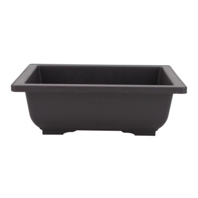 China Chinese Style 16.4*12.1*5.9cm Rectangle 650ml Bonsai Flower Pots Planter Flower Pot Garden Planter Succulent Flower Pot for sale