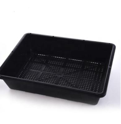 China Europe Box Nursery Pot Tray Nursery Pot Black Vegetable Planting Tray for sale