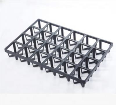 China Europe 24 Holes Nursery Pot Tray Plastic Pot Tray Square Pot Holder Factory Directly Wholesale for sale