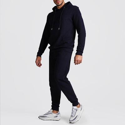 China Spring Color Men Anti Shrink Casual Hooded Sweatshirt Set Long Jogger for sale