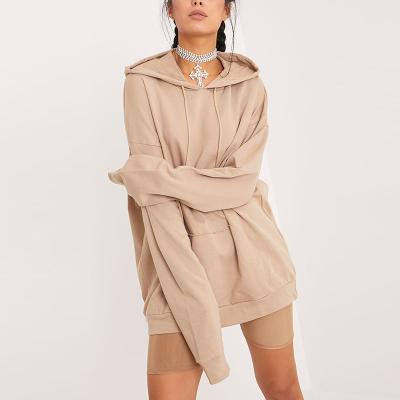 China Women 2019 Autumn New Style Drop Shoulder Anti-Shrink Hoodie for sale