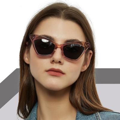 China New Fashion Acetate Sunglasses Brand Designer Retro Cat Eye Sunglasses Women Men Vintage De Sol Cateye Uv 400 Red Shades Fit Sun Glasses for sale